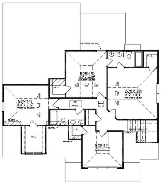 2D floor plan layout for the St. Simons by Designer Homes of Georgia in Austin Heights, North Augusta, SC (Image 3).