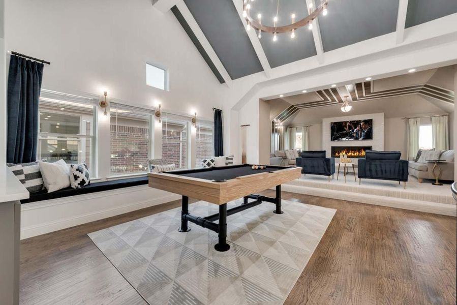 Representative furnished interior of a home built from the Lake Forest by Grand Homes in Grand Oaks, Celina (Image 17).