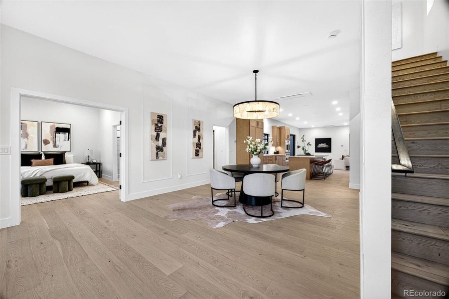 Furnished interior view inside a new home in , Denver (Image 13).