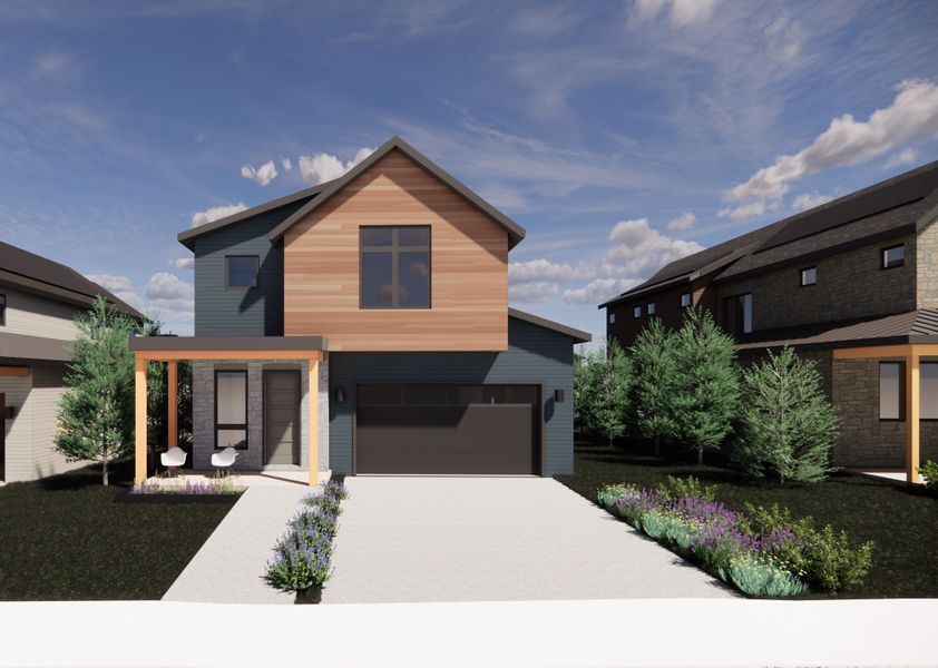 Exterior:The Sage in Exterior Color Palette 5 - a sleek, modern blend designed to accentuate its sophisticated exterior.