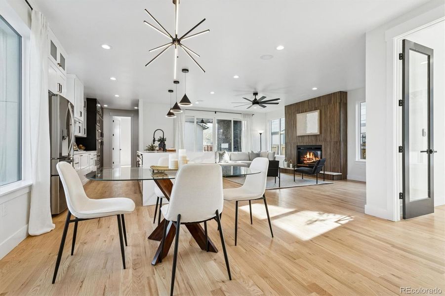 Furnished interior view inside a new home in , Denver (Image 8).