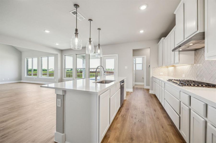 Furnished interior view inside a new home in Ellis Ranch Estates, Waxahachie (Image 8).