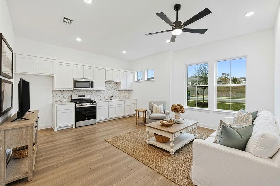 The Grantley family room