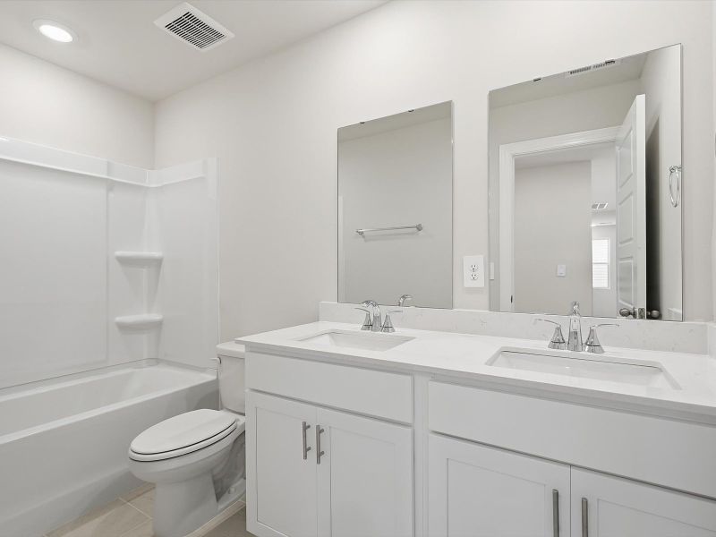 Furnished interior view inside a new home in Collier Ridge, Moore (Image 7). Furnished interior view inside a new home in Collier Ridge, Moore (Image 7).