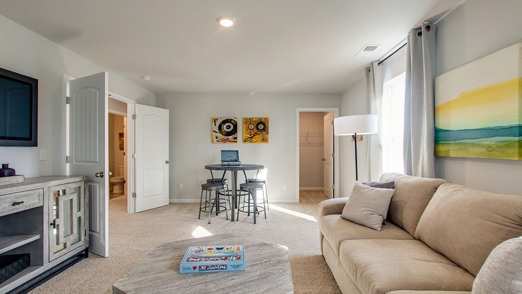 Representative furnished interior of a home built from the SALEM by D.R. Horton in Woodbridge Glen Single Family, Lebanon (Image 15).