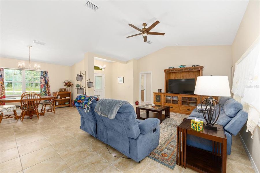 Furnished interior view inside a new home in Rainbow Springs, Dunnellon (Image 32).