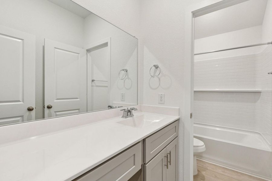 Furnished interior view inside a new home in Mavera, Conroe (Image 11).