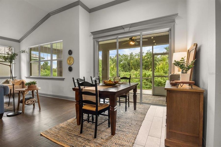 Furnished interior view inside a new home in , Lakeland (Image 10).