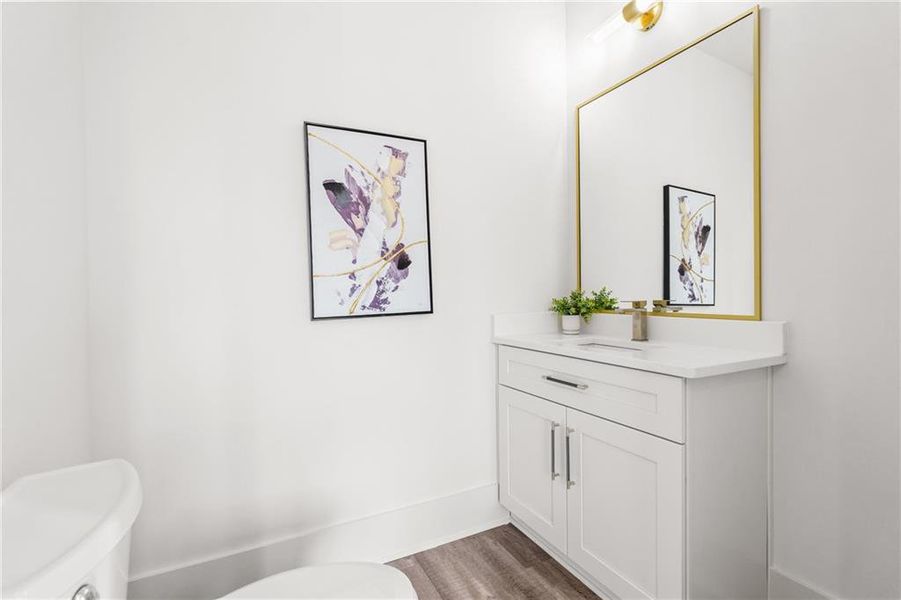 Furnished interior view inside a new home in , Atlanta (Image 22).