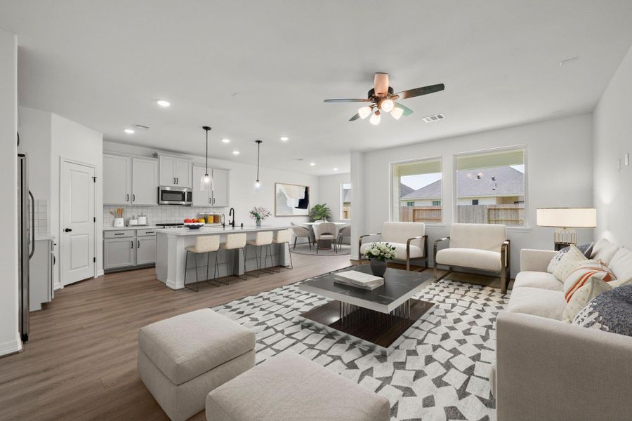 Sample product photo. Actual exterior and interior selections may vary by homesite. Photo may be virtually staged