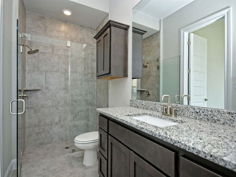 Representative furnished interior of a home built from the Siena III by Giddens Homes in Clearwater Ranch, Liberty Hill (Image 120).