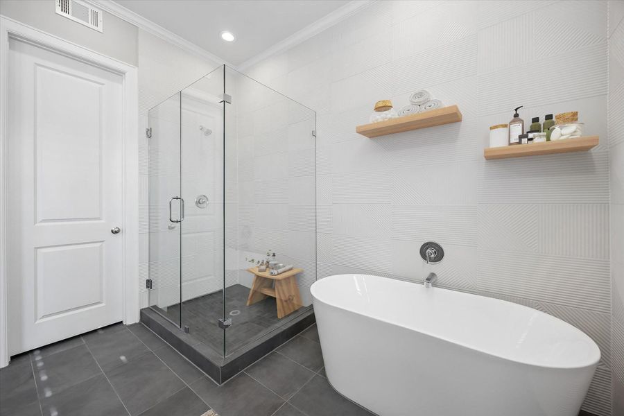 Furnished interior view inside a new home in , Houston (Image 12).