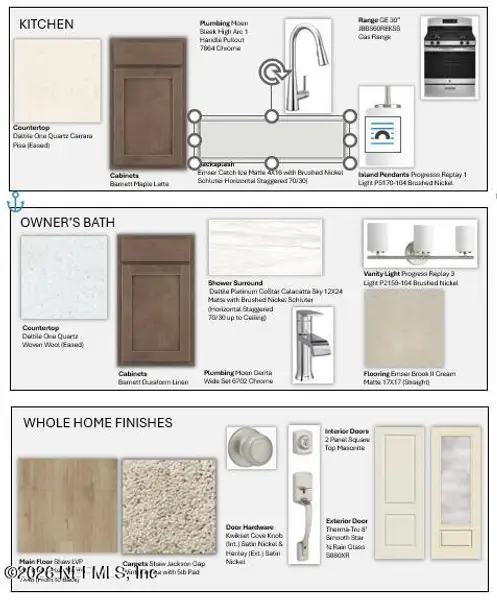 Sample of building materials used in homes in , Yulee (Image 3).