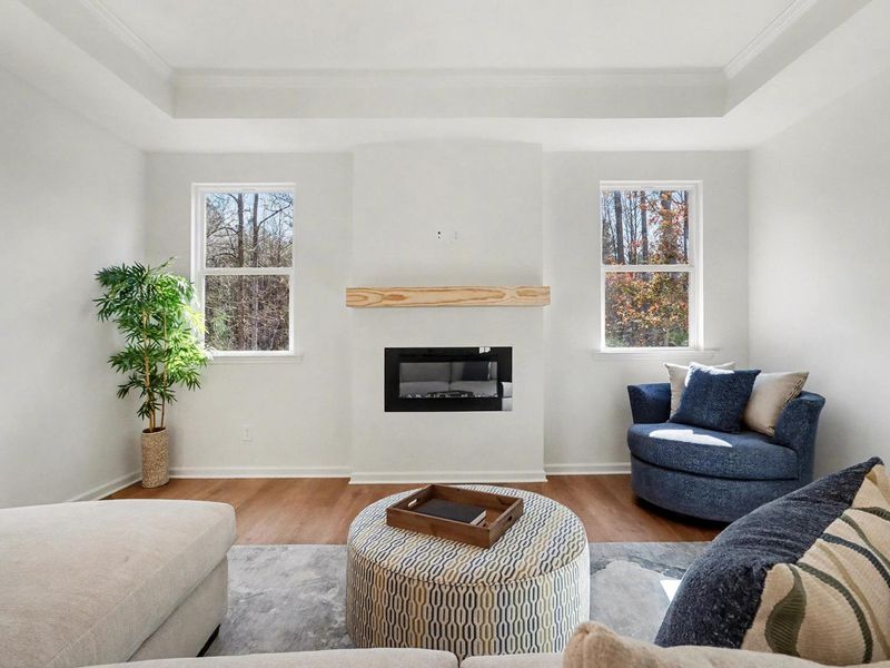 Furnished interior view inside a new home in Kelly Preserve, Loganville (Image 10).
