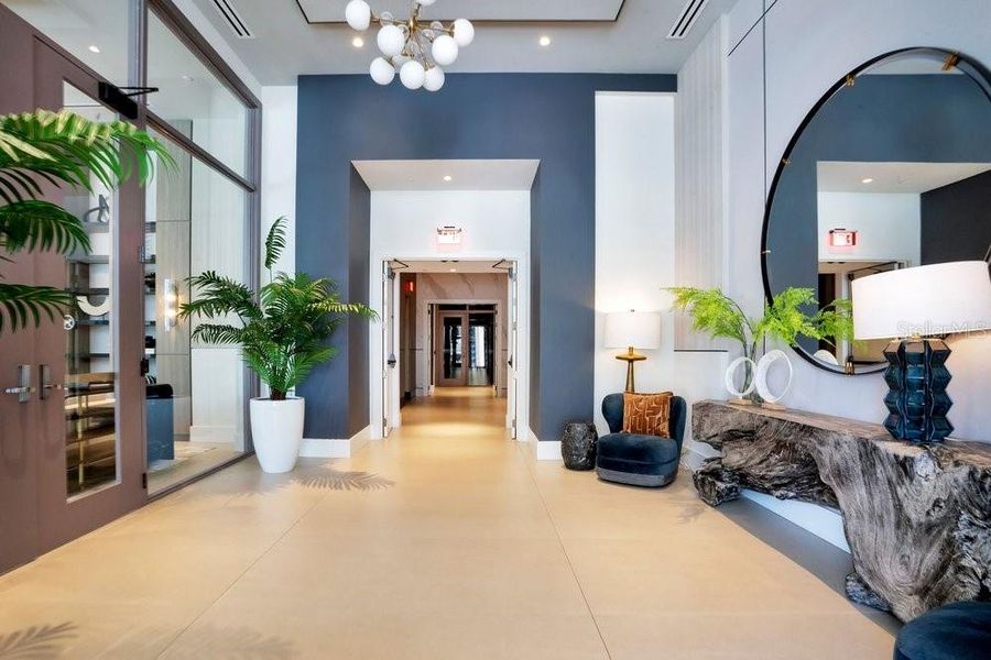 Furnished interior view inside a new home in , St. Petersburg (Image 19).
