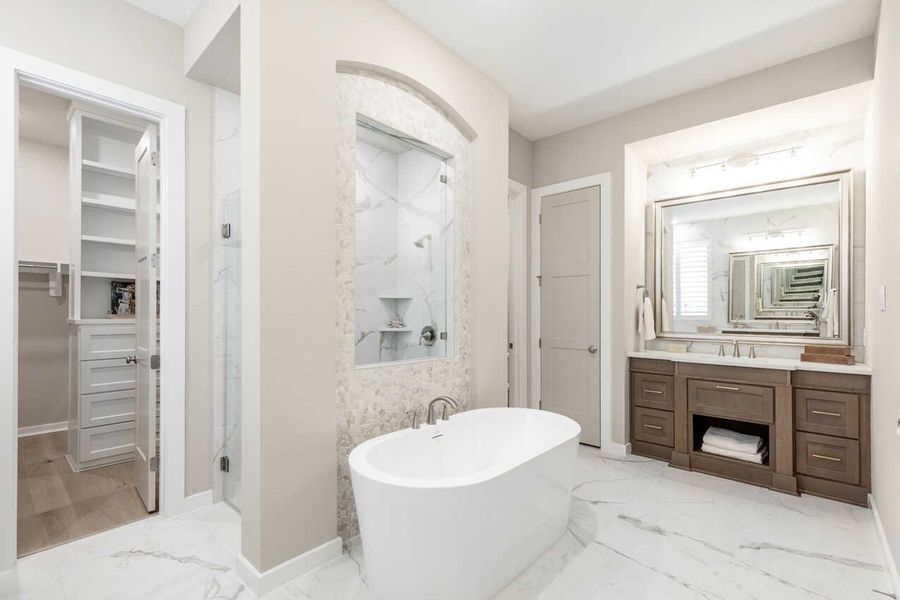 Representative Primary Bathroom - some options shown Representative Primary Bathroom - some options shown