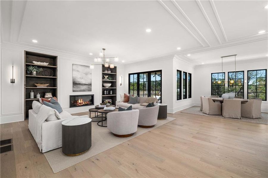 Furnished interior view inside a new home in Echo at Crabapple, Milton (Image 56).