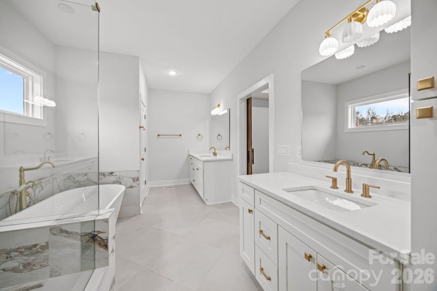 Furnished interior view inside a new home in , Statesville (Image 11).