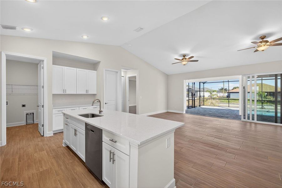 Furnished interior view inside a new home in Cape Coral, Cape Coral (Image 9). Furnished interior view inside a new home in Cape Coral, Cape Coral (Image 9).