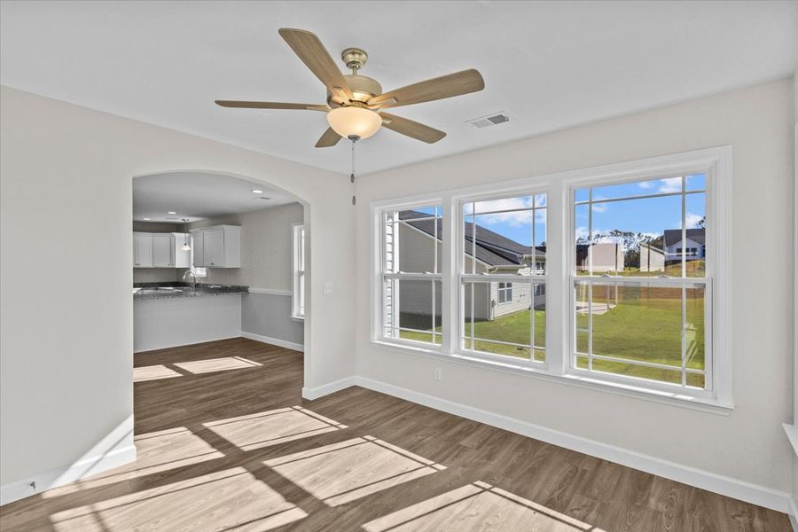 Representative unfurnished interior of a home built from the Morgan by Enchanted Homes in Lonesome Dove, San Antonio (Image 28).