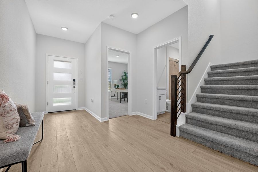 Furnished interior view inside a new home in Lisso, Pflugerville (Image 31).
