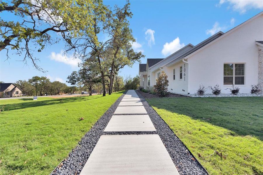 Exterior details and patio area of a home in , Azle (Image 28). Exterior details and patio area of a home in , Azle (Image 28).
