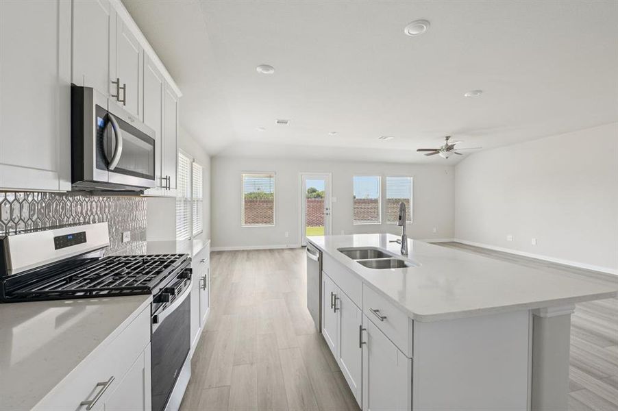 Photo is not of the actual home, but is an inspirational photo of builder’s model home and may depict options, furnishings, and/or decorator features that are not included.