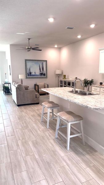 Furnished interior view inside a new home in Waterstone Villas, Fort Pierce (Image 16).