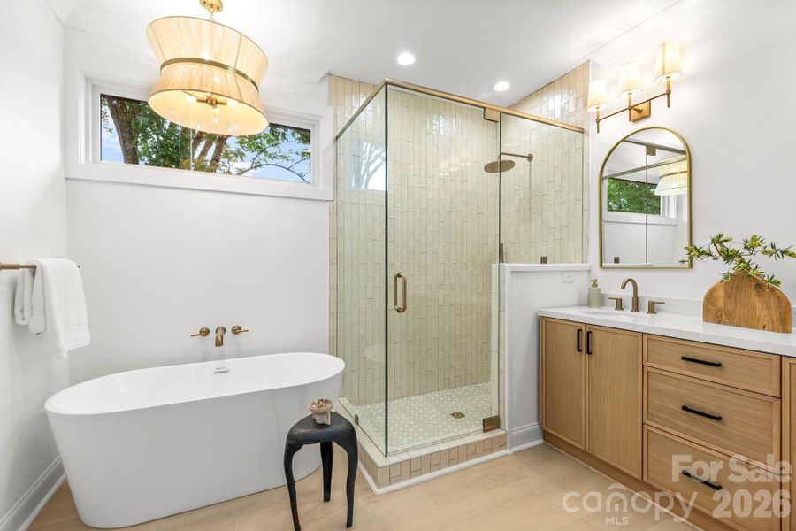 Furnished interior view inside a new home in , Charlotte (Image 16).