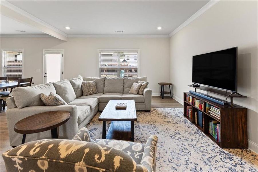 Furnished interior view inside a new home in Crofton Place Enclave, Snellville (Image 32).