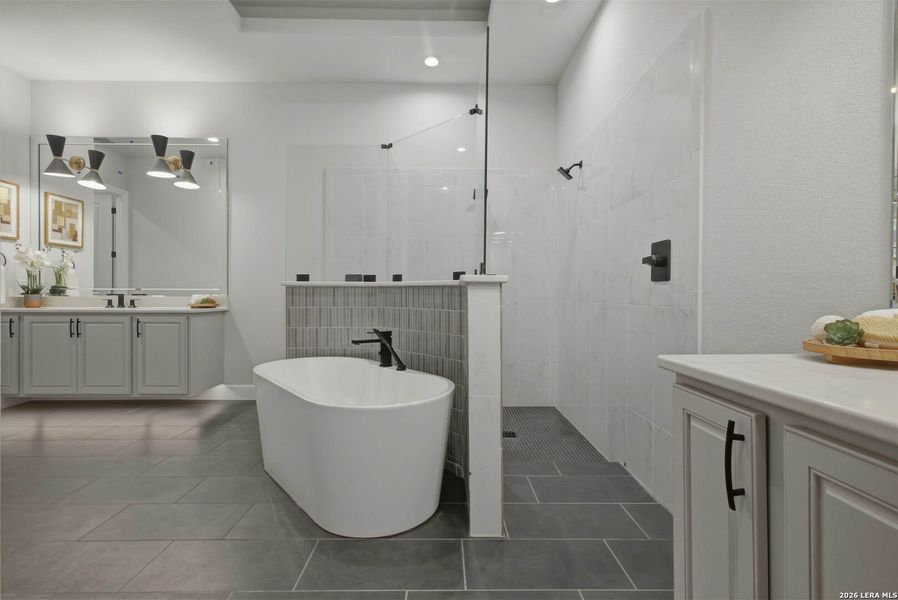 Furnished interior view inside a new home in , San Antonio (Image 11).