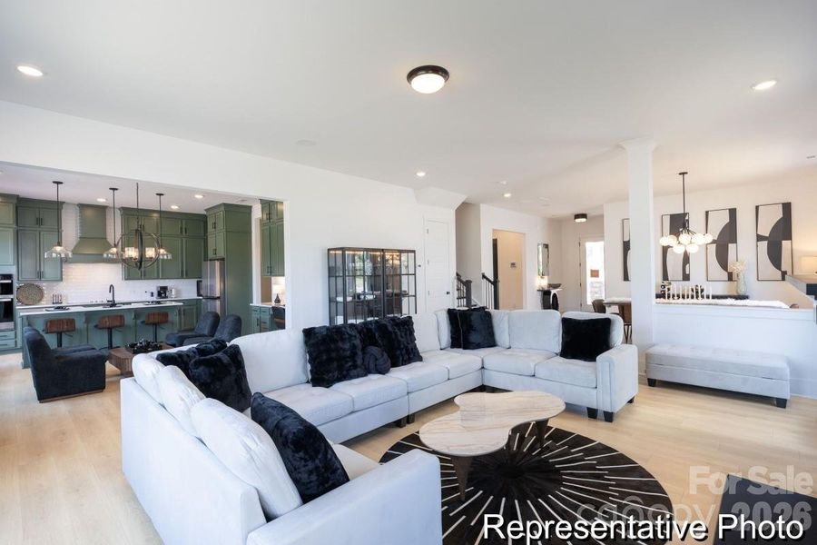 Furnished interior view inside a new home in Kensington, China Grove (Image 18). Furnished interior view inside a new home in Kensington, China Grove (Image 18).