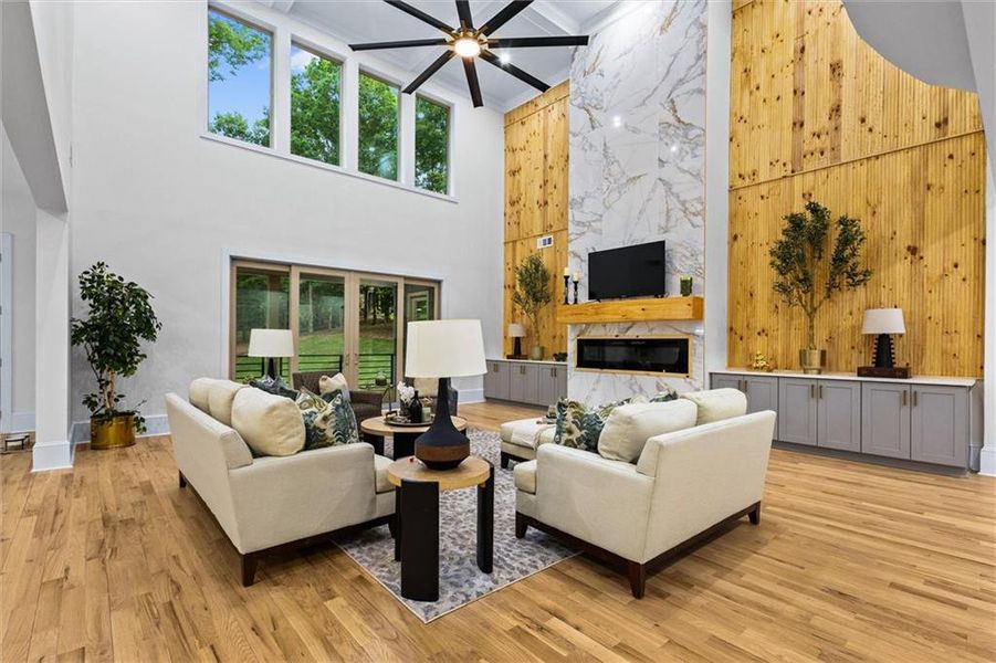 Furnished interior view inside a new home in , Gainesville (Image 46).
