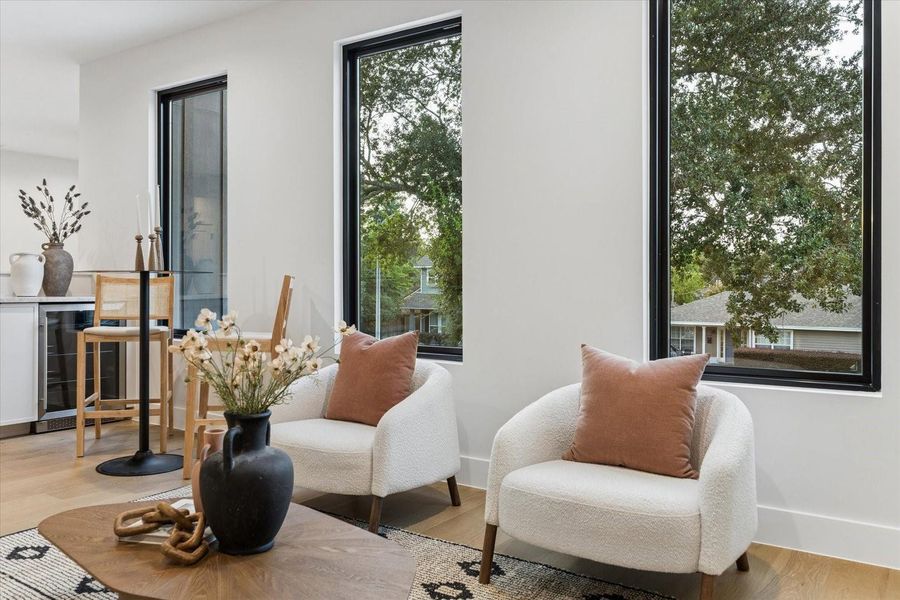 Furnished interior view inside a new home in , Houston (Image 17). Furnished interior view inside a new home in , Houston (Image 17).
