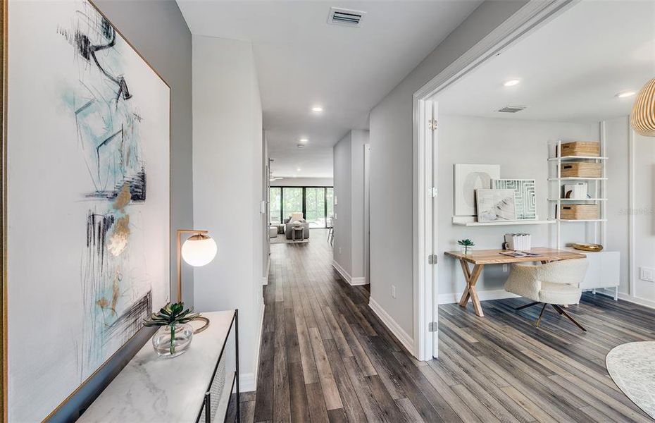 Furnished interior view inside a new home in Reagan Landing, Bradenton (Image 14).