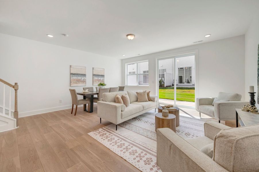 Furnished interior view inside a new home in Powell, Angier (Image 6).