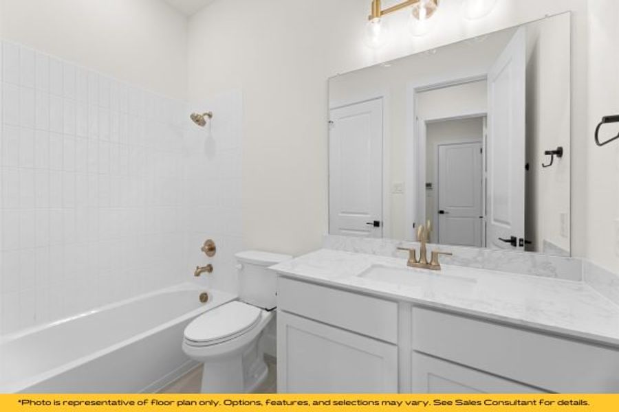 Representative furnished interior of a home built from the The Cayman by Stonefield Homes in The Highlands, Rockwall (Image 66).