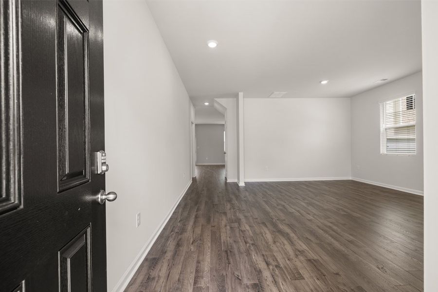Representative unfurnished interior of a home built from the Mansfield by D.R. Horton in Southwind Village, Evans (Image 45).