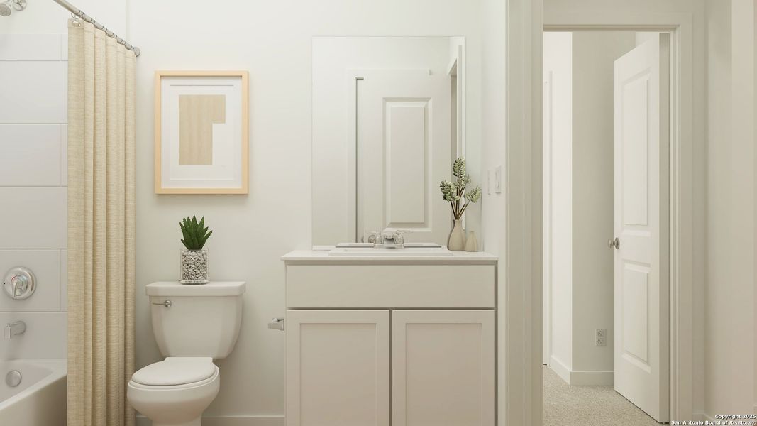 Furnished interior view inside a new home in Voss Farms, New Braunfels (Image 15).