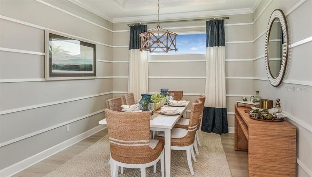 Furnished interior view inside a new home in Esplanade at Azario Lakewood Ranch, Bradenton (Image 12).