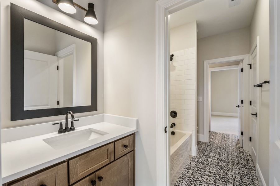 Furnished interior view inside a new home in Walnut Grove, Easley (Image 33). Furnished interior view inside a new home in Walnut Grove, Easley (Image 33).