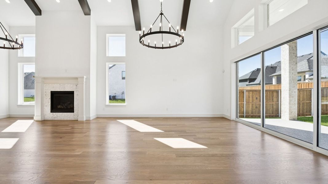 Representative unfurnished interior of a home built from the Bennett by Southgate Homes in Painted Tree 60' Series, McKinney (Image 21). Representative unfurnished interior of a home built from the Bennett by Southgate Homes in Painted Tree 60' Series, McKinney (Image 21).