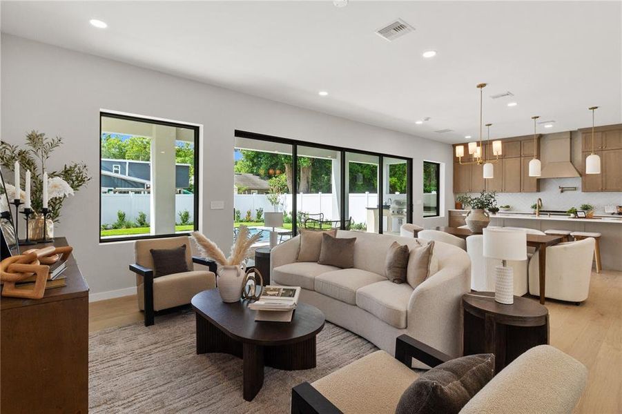 Furnished interior view inside a new home in , Orlando (Image 38). Furnished interior view inside a new home in , Orlando (Image 38).