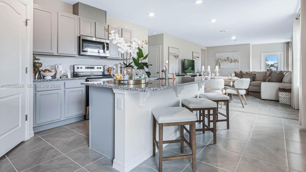Furnished interior view inside a new home in Cascades, Davenport (Image 7).