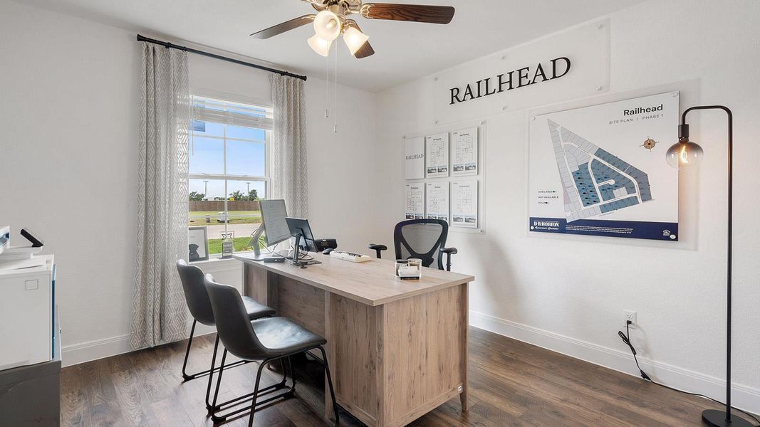 Furnished interior view inside a new home in Railhead, Cedar Creek (Image 31). Furnished interior view inside a new home in Railhead, Cedar Creek (Image 31).