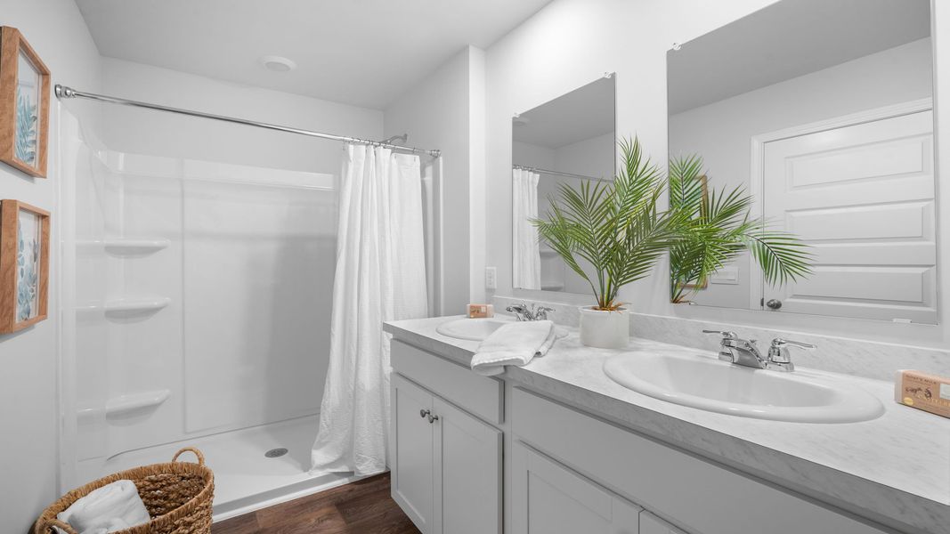 Representative furnished interior of a home built from the Hartsville by D.R. Horton in Longleaf Village, Rincon (Image 14). Representative furnished interior of a home built from the Hartsville by D.R. Horton in Longleaf Village, Rincon (Image 14).