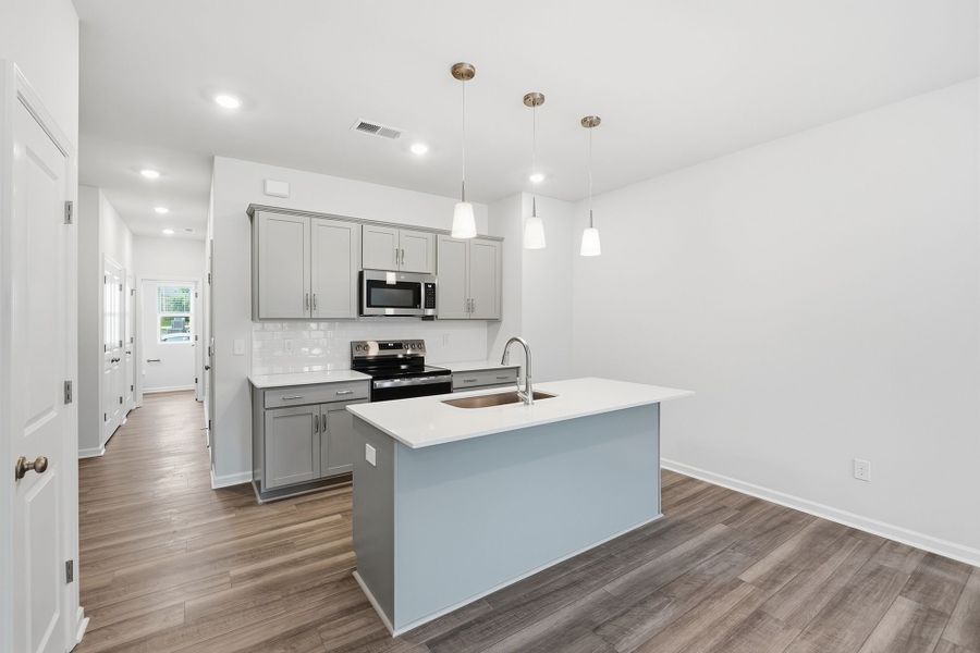 Furnished interior view inside a new home in Lakeview Village, Charlotte (Image 4).