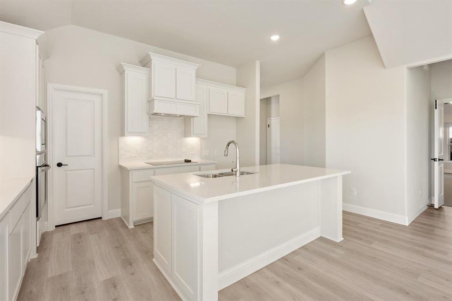 Furnished interior view inside a new home in The Retreat at North Grove 60, Waxahachie (Image 8).