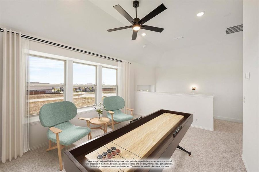 Furnished interior view inside a new home in Georgetown at Kings Fort 50s, Kaufman (Image 12).
