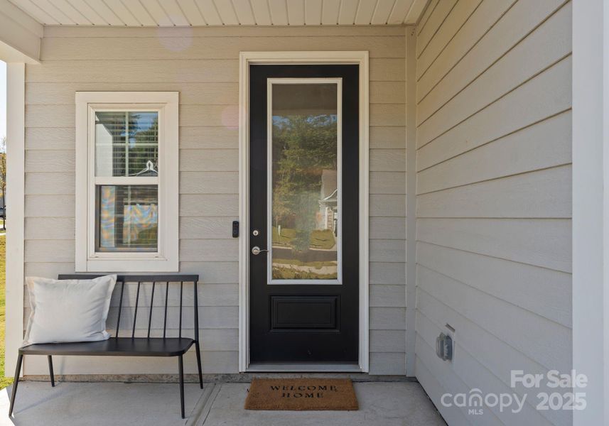 Exterior details and patio area of a home in , Troutman (Image 4).